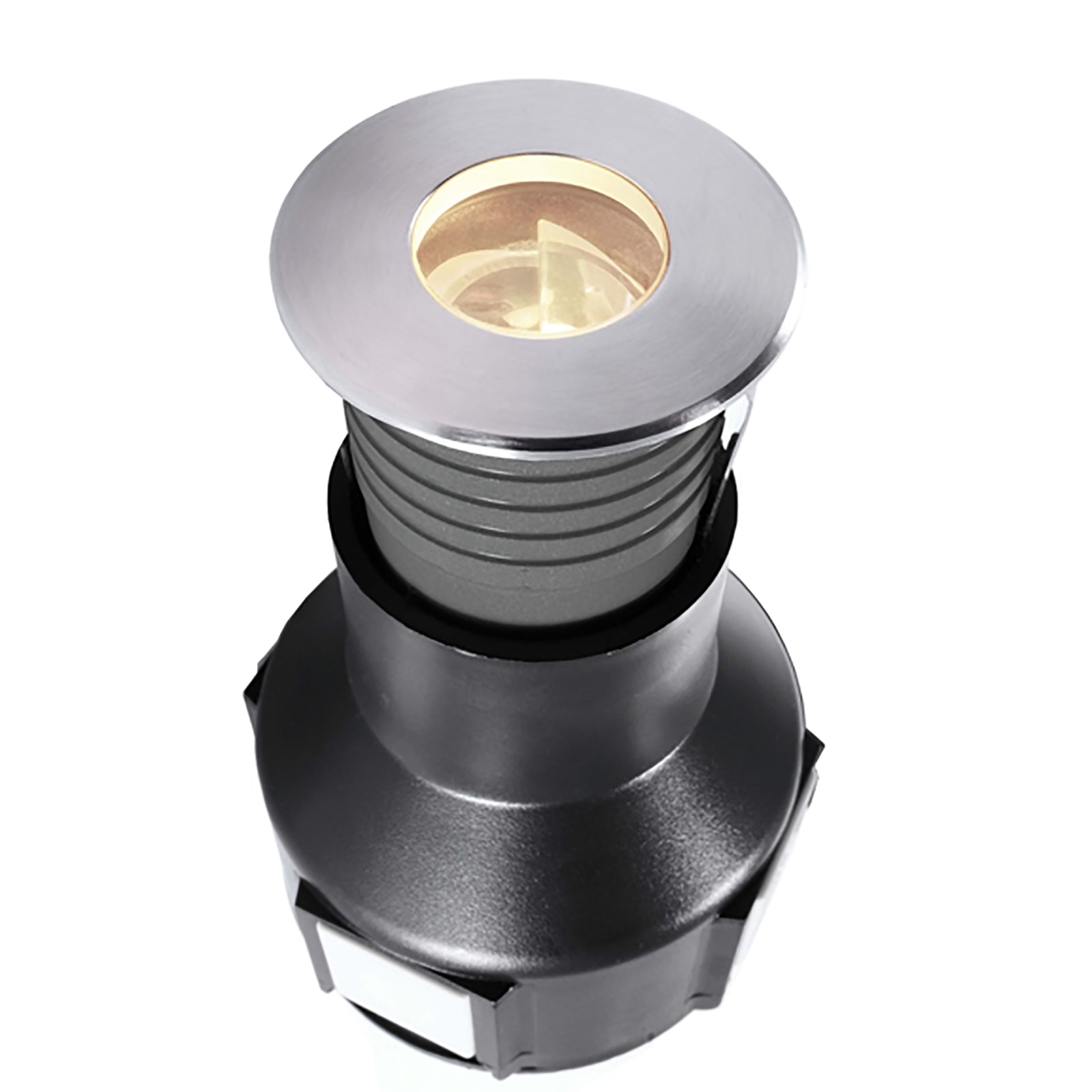 Faretto calpestabile 24V IP67 LED 3W segnapassi luce asimmetrica giardino 3000K