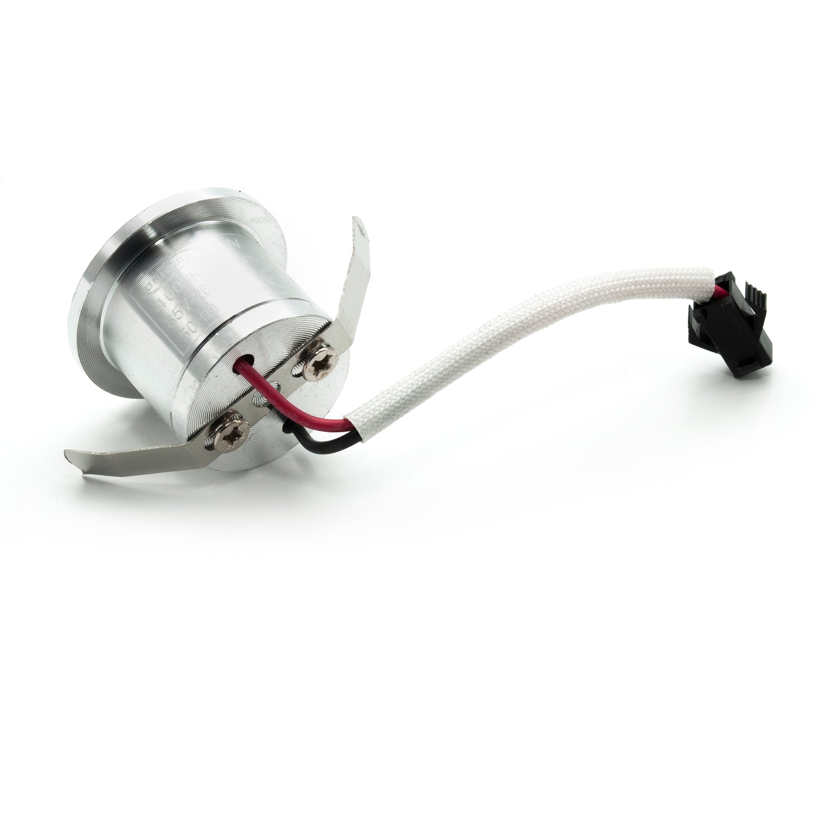 Faretto mini LED spot incasso luce scale segnapassi 1W 220V IP20 foro 25 30mm COLORE SILVER LUCE 6000K