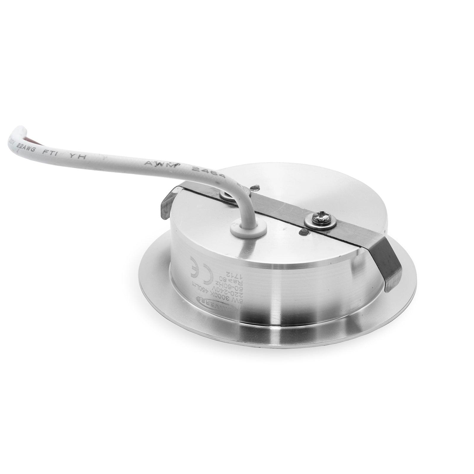 Faretto LED 3W slim incasso foro 60mm opaco luce cappa cucina mensola IP20 220V LUCE CALDA 3000K