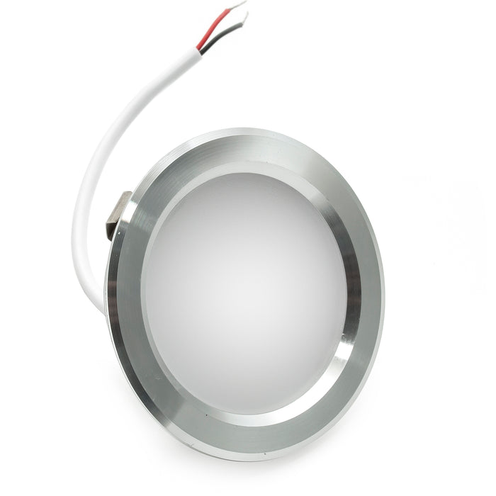 Faretto LED 3W slim incasso foro 60mm opaco luce cappa cucina mensola IP20 220V LUCE CALDA 3000K