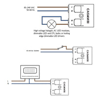 Dimmer CASAMBI CBU TED controller luci LED sezione fase modulo bluetooth 230V