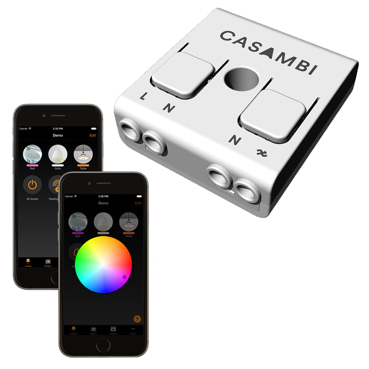 Dimmer CASAMBI CBU TED controller luci LED sezione fase modulo bluetooth 230V