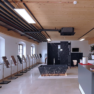 Lampada sospensione DIMMERABILE LED 50W CCT 3000K 4000K lampadario pendente luce ufficio palestra sala conferenze 6000lm 230V GRIGO