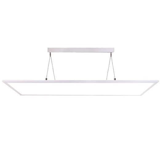 Lampada sospensione DIMMERABILE LED 50W CCT 3000K 4000K lampadario pendente luce ufficio palestra sala conferenze 6000lm 230V BIANCO