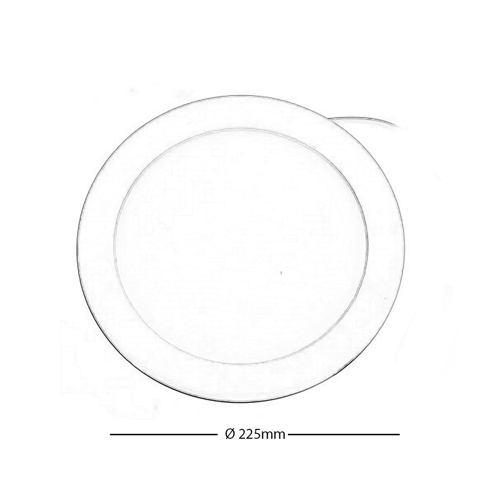 Faretto incasso LED 18W pannello rotondo slim interruttore CCT da 3000K a 6500K luce negozio ufficio cucina foro 20cm