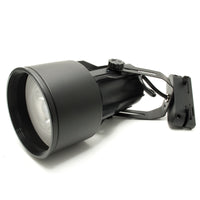 Faretto moderno LED 12W track binario monofase orientabile lampada PAR30 E27 luce spot negozio vetrina 230V NERO 4000K