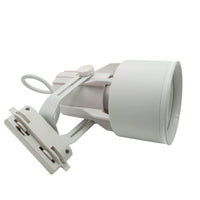 Faretto moderno LED 12W track binario monofase orientabile lampada PAR30 E27 luce spot negozio vetrina 230V BIANCO 6000K