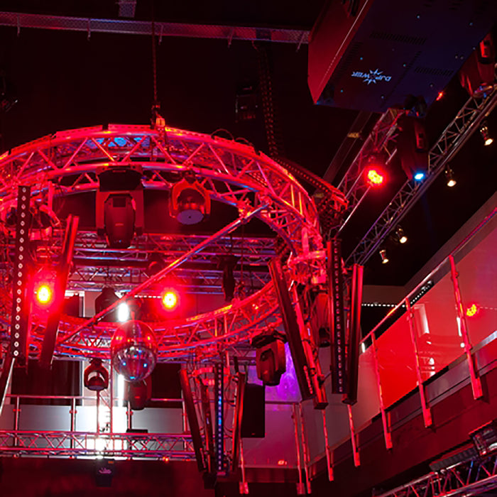 STUDIO PAR30 faro LED track trifase E27 riflettore teatrale luci scena palcoscenico discoteca NERO