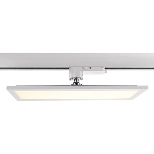 Faretto LED 20W track trifase pannello slim 3-Phasen luce orientabile 340 gradi negozio ufficio 230V BIANCO LUCE 4000K