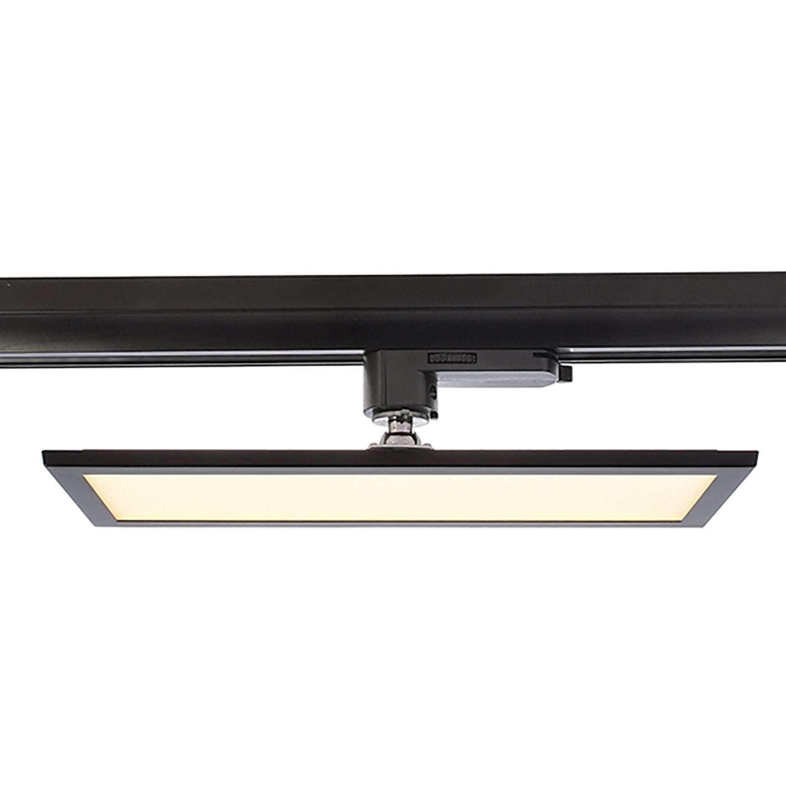 Faretto LED 20W track trifase pannello slim 3-Phasen luce orientabile 340 gradi negozio ufficio 230V NERO LUCE 3000K