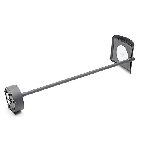 Faretto LED 15W proiettore orientabile esterni luci insegne tabelle 3000K IP65 GRIGIO