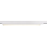 LINEAR 100 barra luminosa LED 30W faretto binario track trifase slim luce negozio ufficio 1mt 230V BIANCO 4000K