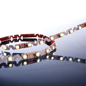 Striscia LED adesiva 40W scritte luminose vetrine pub luce colorata Zig-Zag 12V LUCE 3000K