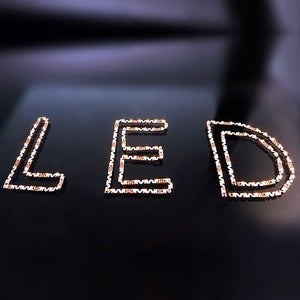 Striscia LED adesiva 40W scritte luminose vetrine pub luce colorata Zig-Zag 12V LUCE 3000K