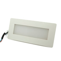 Faretto segnapassi LED 4W incasso luce muro cassetta 506 4000K bianco inox IP65