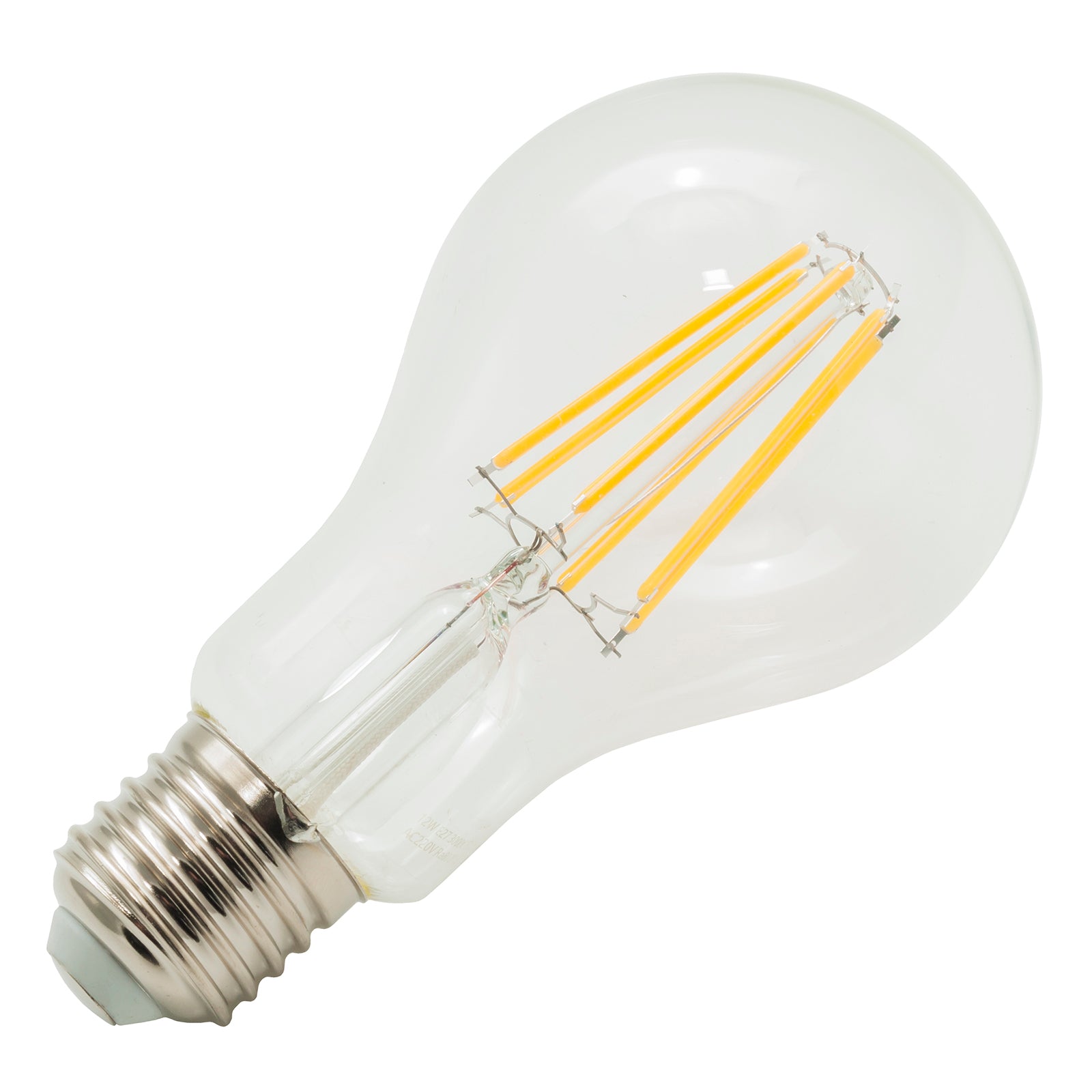 Lampadina LED E27 globo pera vetro 12W lampada filamento vintage 1500lm luce diffusa LUCE CALDA 3000K