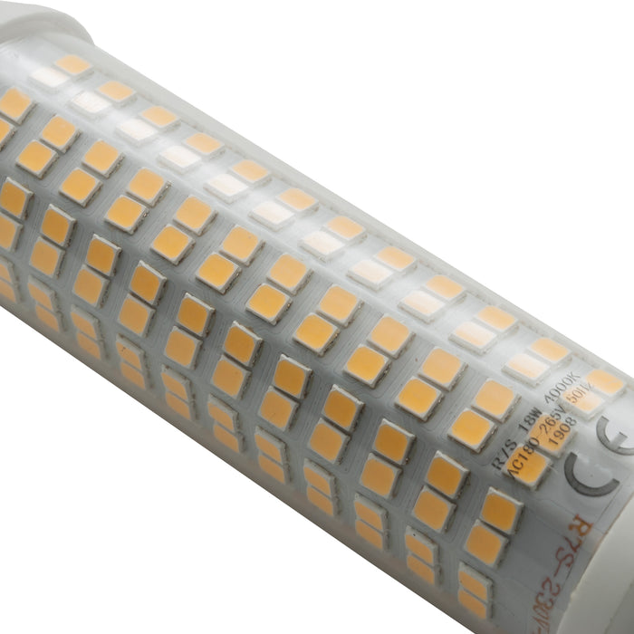 Lampadina attacco R7S 192 LED SMD 2835 lampada 16W 2000 lumen 118mm 230V LUCE 3000K