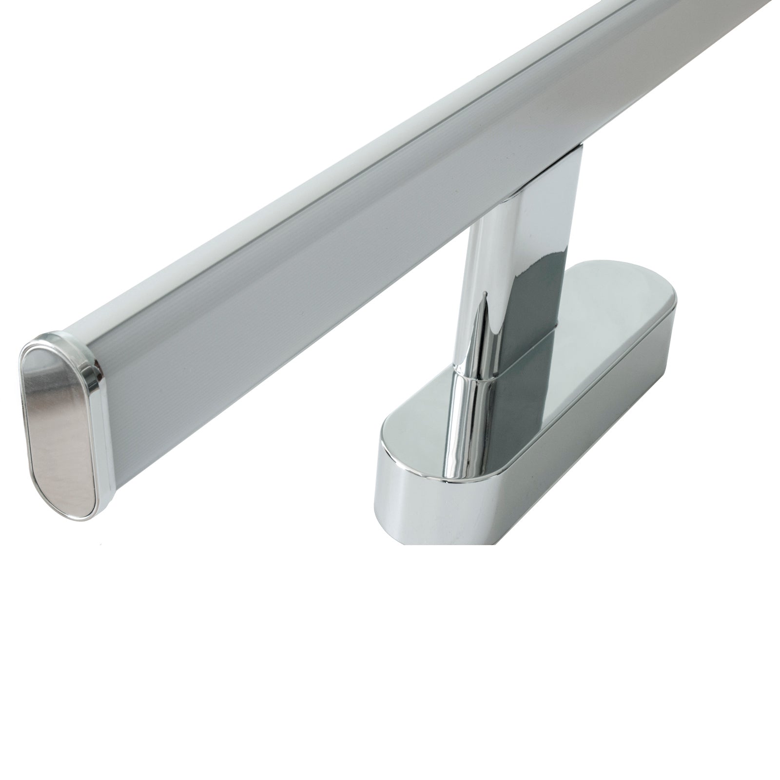 Luce specchio bagno LED 8W applique cromato lampada parete moderna 4000K IP44 600lm