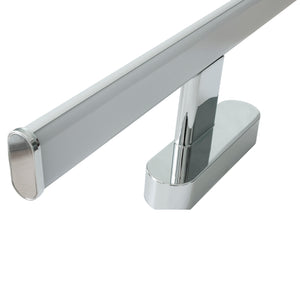 Luce specchio bagno LED 8W applique cromato lampada parete moderna 4000K IP44 600lm