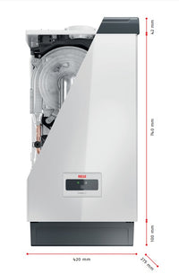 Caldaia a Condensazione Riello FAMILY EXTERNA 25 Metano/Gpl KIS Low NOx Completa di Kit Fumi