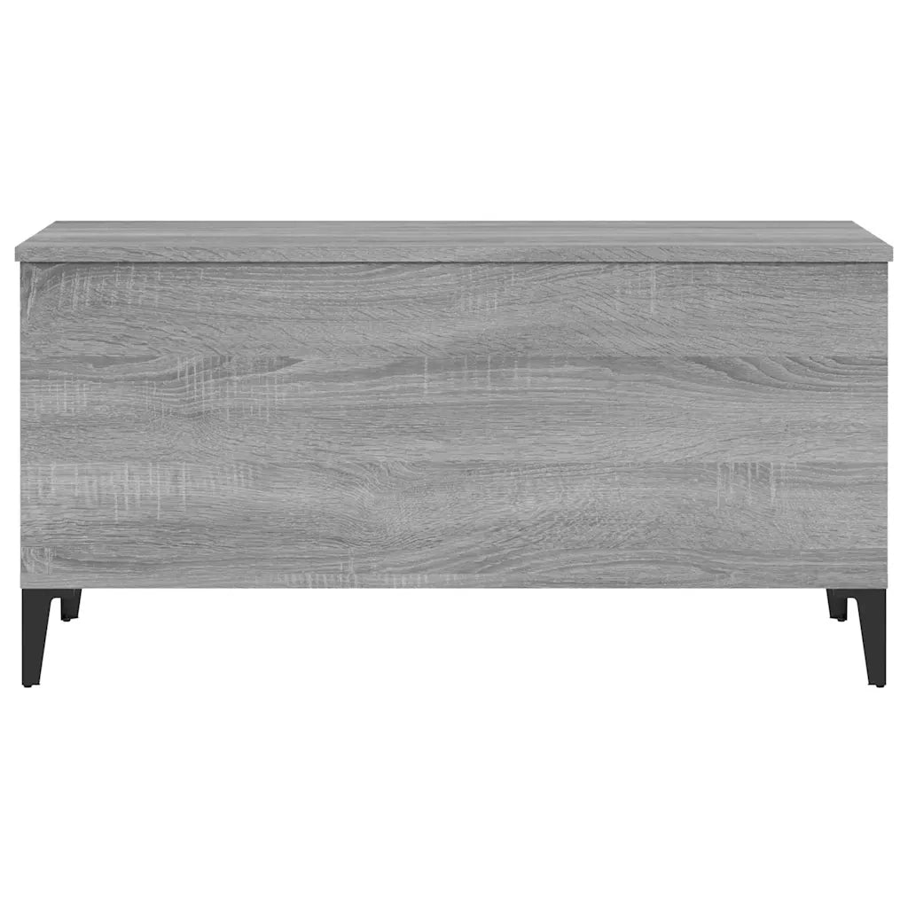 Tavolino Salotto Grigio Sonoma 90x44,5x45 cm Legno Multistrato 819594