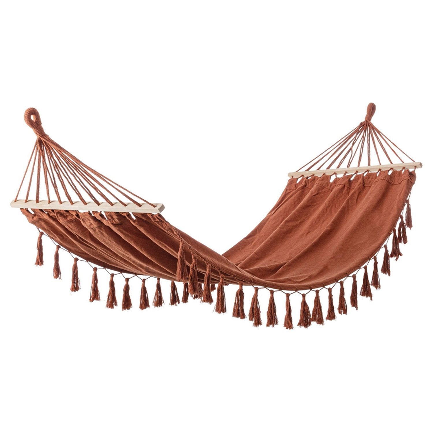 Amaca Da Giardino BIZZOTTO JUAN 100X200 Cm Colore Terracotta Con Asta