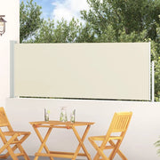 Tenda Laterale Retrattile per Patio-Tenda parasole per balcone 100x300 cm Crema