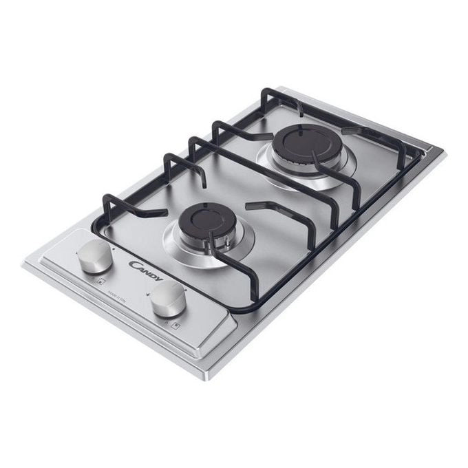 Candy Idea CHW23X Acciaio inox Da incasso 28.8 cm Gas 2 Fornello(i)