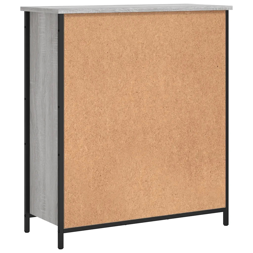 Credenza Grigio Sonoma 70x30x80 cm in Legno Multistrato