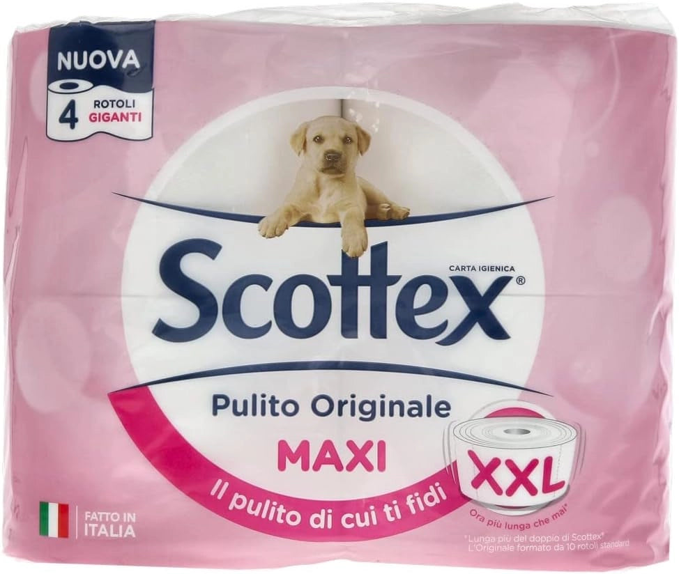 SET 36  ROTOLI SCOTTEX MAXI XXXL CARTA IGIENICA