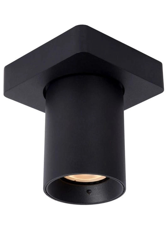 Spot soffitto Lucide Nigel quadrato GU10 5W 2200K nero