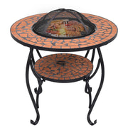 Tavolo da camino in mosaico di terracotta 68 cm ceramica 02_0005903