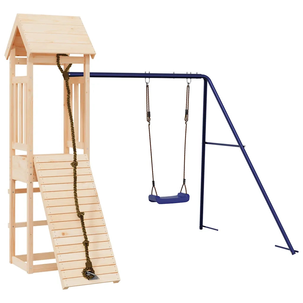 Set da Gioco da Esterno in Legno Massello di Pino 3155813
