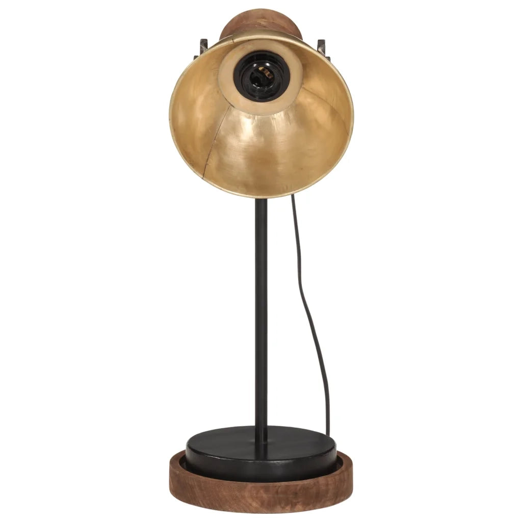 Lampada a Scrivania 25 W Ottone Anticato 17x17x50 cm E27 CFW7265836