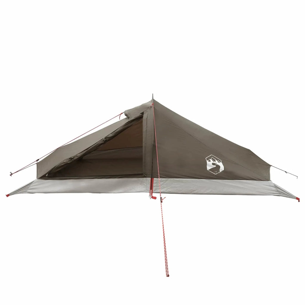 Tenda da backpacking Marrone e Grigio 2 persone 42019369