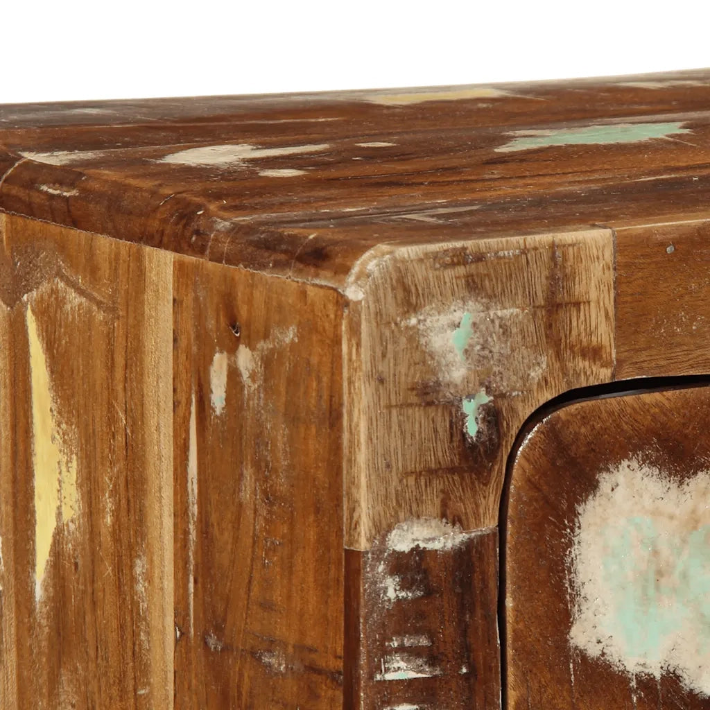 Mobile TV a Parete 100x32x25 cm in Legno Massello di Recupero 4104528