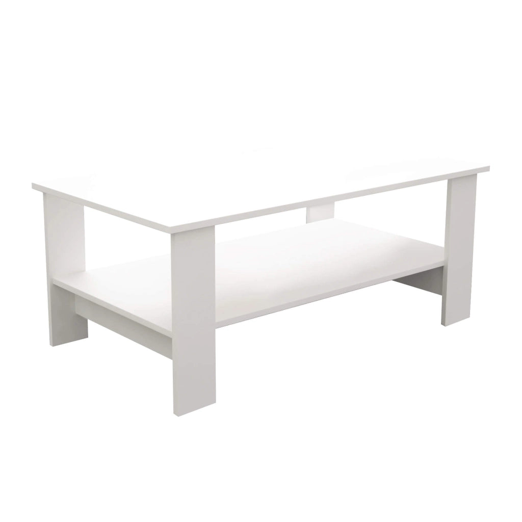 Tavolino da Salotto con ripiano Moderno in Legno Composito 100x40 - JONNY