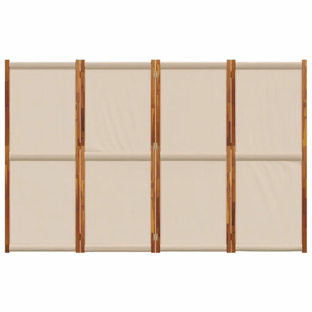 Divisorio a 4 Pannelli Tortora 280x180 cm 4003364