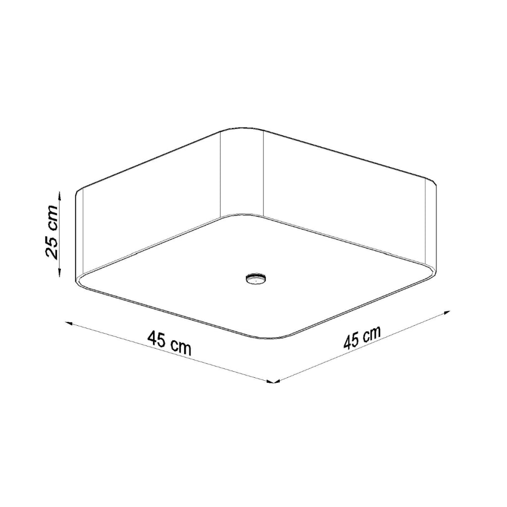 Lampada da soffitto LOKKO 45 bianco