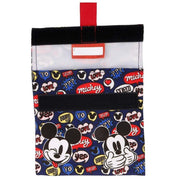 Borsa Termica Riutilizzabile per Bambini con Motivo Cartone Animato e Chiusura in Scratch 16x16cm Blu Mickey Mouse