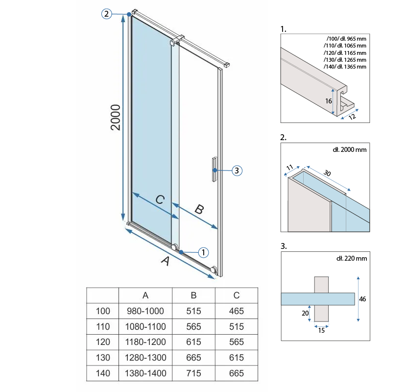 Porta Doccia Rea Montana 110 Gold Brush