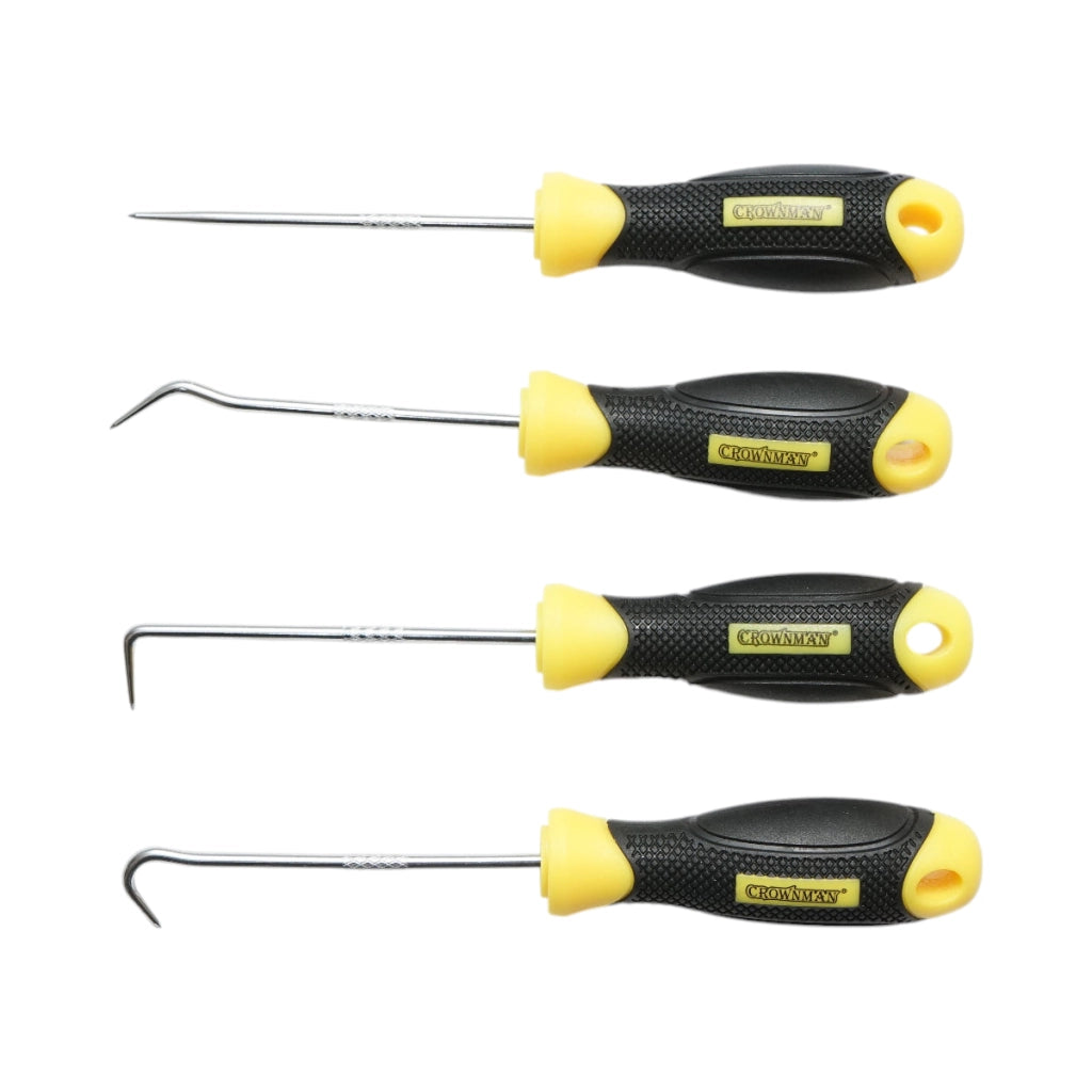 Set di 4 ganci per estrarre guarnizioni, Crownman