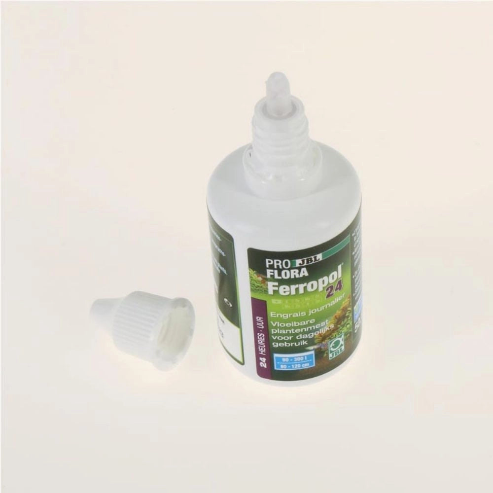 JBL ProFlora Ferropol 24 - Fertilizzante Liquido Giornaliero Fogliare completo con microelementi Formato: 50 ml