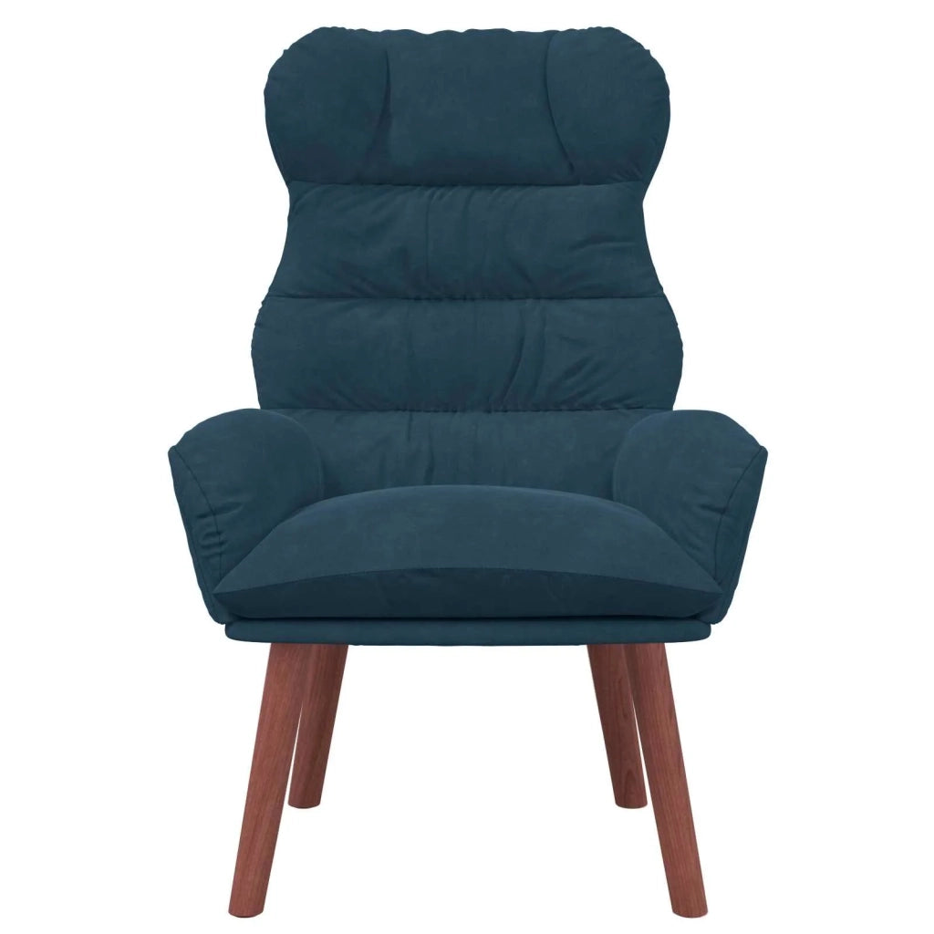 Poltrona-Divano Sedia Blu 69 x 74 x 93 cm Velluto 180521