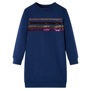 Abito in Felpa da Bambina Blu Marino 116cod mxl 84697