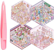 Sticker da Parete 3D per la Relaxazione Fai da Te con Materiali di Alta Qualità Scena di Cartone Unico Regalo di Natale
