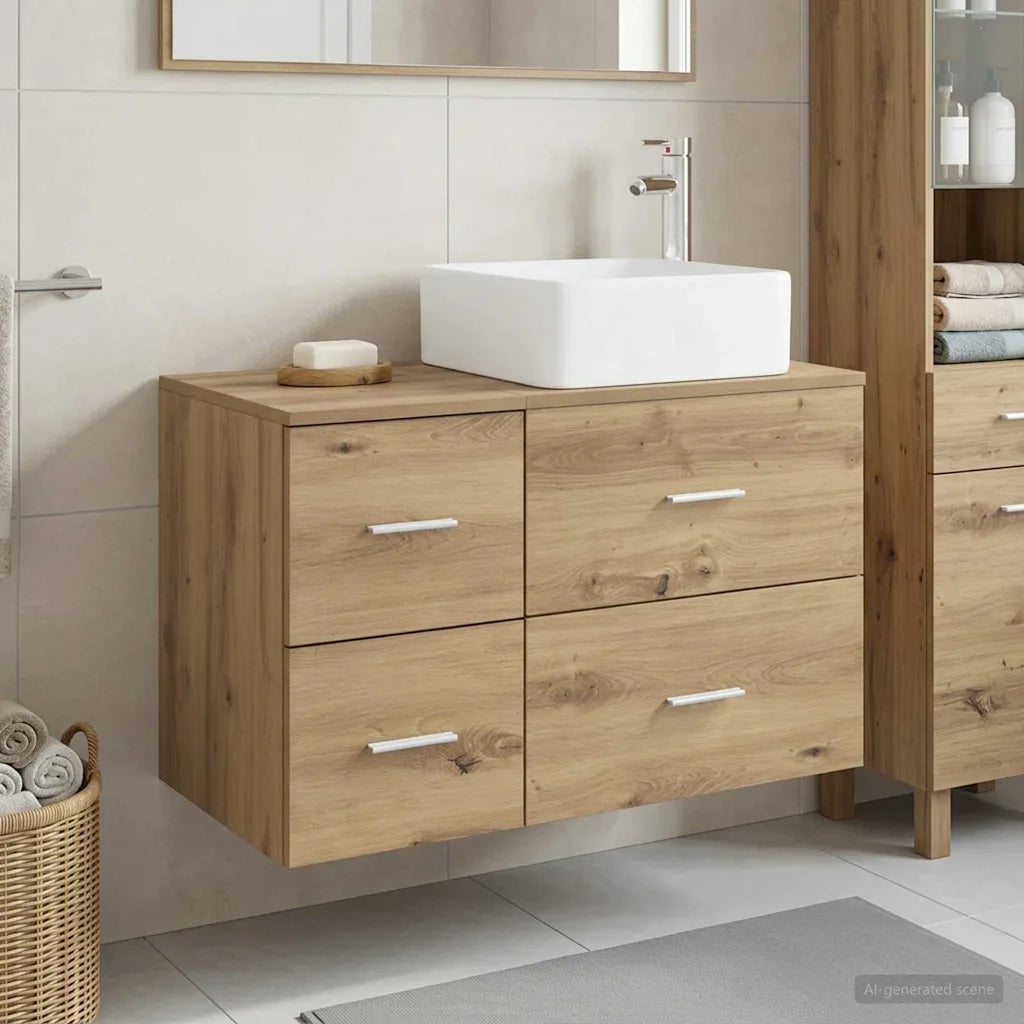 Set di mobili per il bagno 2 pcs Rovere Artigianale 3403967