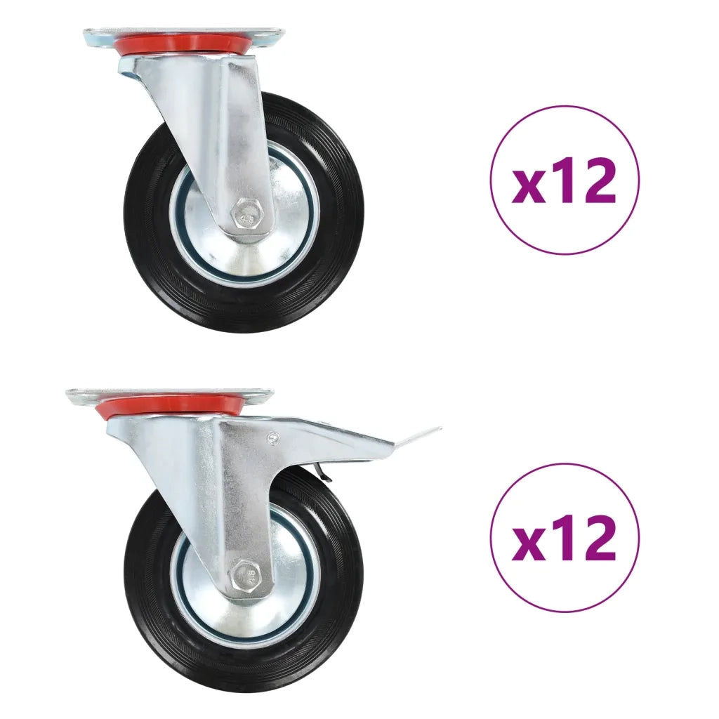 Ruote Girevoli 24 pz 160 mm cod mxl 61353