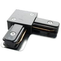 Connettore angolare bianco binario monofase giunto connessione ad L angolo 90 COLORE NERO