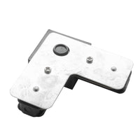 Connettore angolare bianco binario monofase giunto connessione ad L angolo 90 COLORE NERO